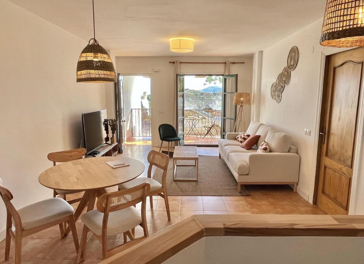 Ferienwohnung Casa La Aguanosa Con Piscina Y Vistas Al Mar Frigiliana Exterior foto