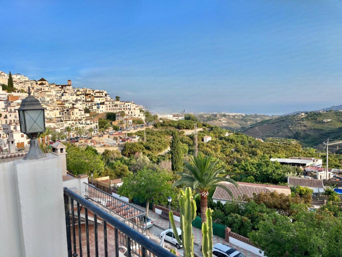 Ferienwohnung Casa La Aguanosa Con Piscina Y Vistas Al Mar Frigiliana Exterior foto